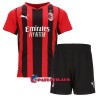 Virallinen Fanipaita + Shortsit AC Milan Kotipelipaita 2021-22 - Lasten